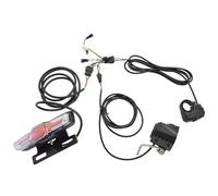 Faro para Bicicleta eléctrica, luz para Bicicleta eléctrica de bajo Consumo con conexión por Cable de 2 Pines, luz Delantera para Resistente a la Intemperie para conducción Nocturna