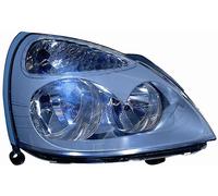 Faro Parabola Gris Delantero Izquierdo Compatible con Renault Clio 2001-2005
