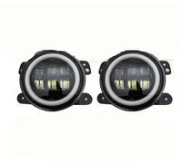 Faro Parachoques Delantero Para Jeep Para Wrangler Para JK 2007-2017 LJ TJ 2 PCS 30W 4 Pulgadas LED Luces Auxiliares Antiniebla Lámparas Paso(2PCS B)