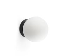 Faro PING Aplique de baño negro mate 3000K IP44