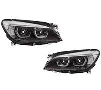 faro polvo cubierta Estilo De Coche Para BMW F02 2009-2014 740i 730i 735i F01 Lente Proyector Faro LED DRL Accesorios Automotrices Faros Cubierta Lente Transparente
