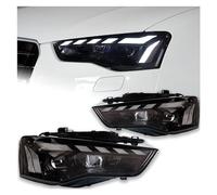 faro polvo cubierta Luces De Coche Para A5 LED 2008-2016 Animación DRL Señal Dinámica Inversa Accesorios Automotrices Faro Proyector Lente Cubierta Lente Transparente
