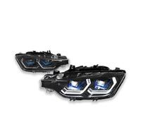 Faro Principal Auto Para Serie 3 F30 2015 2016 2017 2018 Faro Delantero LED Proyector Faro Luz De Circulación Diurna Faro Coche(Para xenón)