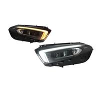Faro principal coche Compatible Con Benz Para Mercedes CLASE A W177 2018 2019 2020 2021 2022 Kit De Accesorios Para Lentes De Proyector De Faros Delanteros Automáticos Halógenos 2 Unidades