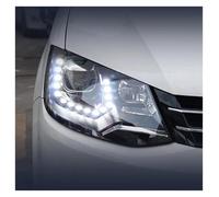 Faro Principal Coche Para VW Para Sharan 2012-2019 Actualización LED DRL Lente Proyector Lente Bifocal Faros Accesorios Coche(High and low beam)