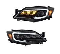 Faro principal Compatible Con Subaru Para Impreza Para WRX 2008 2009 2010 2011 2012 2013 2014 Faros Delanteros Luces Diurnas DRL Intermitentes Luz Carretera Proyector Tipo Ojo Ángel