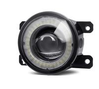 Faro principal Conjunto De Luz Antiniebla Para Coche, Luz De Circulación Diurna LED Ojo De Ángel DRL 30W H11 12V Para Mitsubishi Para Outlander 2006-2019, 2 Piezas Luz Antiniebla ( Color : White and W