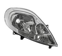 Faro principal delantero derecho cromo + amarillo H4 para modelo Primastar (X83) año de fabricación: 01/2007->> Vivaro (E7/F7/J7) Trafic II (EL/FL/JL) 01/2007->>