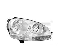 Faro principal delantero derecho cromo H7/H7 para modelo V 1K1 1K5 Jetta III 1K2 con portalámparas, servomotor LWR
