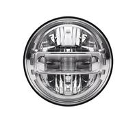 Faro Principal Delantero Para Wrangler JK TJ Para Hummer H1 H2 12V 24V Para Suzuki Para Samurai Para Lada 4x4 Para Urban Para Niva DRL Faro Redondo De 7 Pulgadas Faros Delanteros(1pcs Silver)