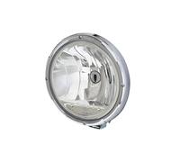 Faro Principal Derecho 12 V H1 Halógeno HELLA Redondo Metálico Cromado Para DAF