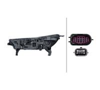 Faro Principal Derecho 12 V LED HELLA Compatible Con RENAULT CAPTUR