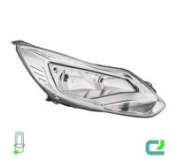 Faro Principal Derecho 12V W5W Halógeno HELLA para entre Otros Ford Focus III