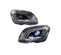 Faro Principal Faros Delanteros para Benz GLK X204 2013 2014 2015 GLK250 GLK300, Conjunto De Faros Delanteros Automáticos, Proyector LED Piloto Delantero(Halogen)