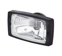 Faro Principal Izquierdo 12V H4 Halógeno HELLA para Agco Bomag Fendt Holmer Jcb