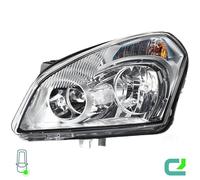 Faro Principal Izquierdo 12V H7/H7 Halógeno HELLA para U. A. Nissan Qashqai + 2