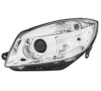 Faro Principal Izquierdo Halógeno PY21W Hella para Skoda Fabia , II (542