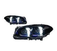 Faro Principal Montaje Para BMW F10 F18 5 Series 2010-2017 Faros LED DRL Señal Giro Luz Carretera Proyector Ojo De Ángel Faro Delantero Coche(2010-2013 Halogen)