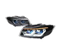 Faro Principal Montaje Para BMW Serie 3 E90 2005-2012 Luces De Faros De Coche Proyector LED Lámpara Cabeza DRL Faro Delantero Coche(Original is Halogen 2 pcs)