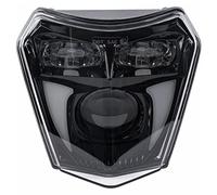 Faro principal MXT con ABE, compatible con KTM SMC 690 R ABS 2019-2022 | Luz ANTINIEBLA LED, 30 W luz baja, 65 W luz alta, homologación E, compatible con KTM Enduro 690 / R 2019-2022. Sin registro.