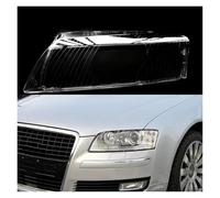 Faro Principal Para A8 D3 4E 2002-2009 Cubierta De Faro Delantero Cubierta De Cristal Pantalla De Lámpara Carcasa Brillante Cubiertas De Lente Faros Delanteros Coche(Left Side)