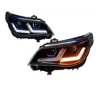 Faro Principal para BMW para E60 Faros 2003-2009 523i 530i Estilo De Coche Lámpara De Cabeza Ojo De Ángel LED Faro DRL Hid Bi Xenon Auto Accesorios Conjunto Faros Celanteros Coche(07-10 Lci)