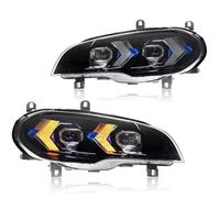 Faro Principal Para BMW Para X5 E70 2007-2013 Luces De Coche LED Faro Lámpara DRL Lente De Proyector Accesorios Automotrices Plug And Play Faro Delantero(2011-2013,With AFS)