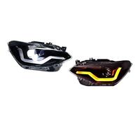 Faro Principal Para BMW Serie 1 F20 116i 118i 2012-2014 Faros Delanteros LED Con Luz Diurna DRL Intermitentes Luz Carretera Proyector Tipo Ojo Ángel Faro Delantero(For Right Hand Drive,For OE Xenon)