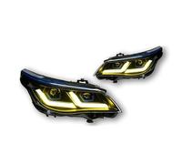 Faro Principal Para BMW Serie 5 E60 520I 523I 530I 2003-2010 Luces De Coche Faros Delanteros LED Faros Delanteros DRL Lente De Proyector Faro Delantero(RHD,2003-2006B)