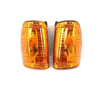 Faro Principal Para Ford Para Tránsito Para MK8 14-19 BK31-13B381AB Lado Izquierdo Derecho Coche Luz Señal Giro Espejo Trasero Cubierta Lente Lámpara Luz Circulación Diurna Coche(Yellow 1 Pair)