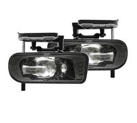 Faro Principal Para GMC Para Sierra Para Yukon 1999-2006 Luces Antiniebla LED 6300k Parachoques Lente Transparente Lámpara De Conducción Faros Delanteros Coche