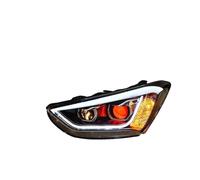 Faro Principal para Hyundai para Santafe para IX45 2013-2016 DRL Luz De Circulación Diurna Señal Giro Lámpara Cabeza Coche Completas Led Conjunto Faros Xenón Conjunto Faros Celanteros Coche
