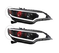 Faro Principal para Jazz Fit GK5 2014-2020 LED Faro Señal De Giro LED DRL Doble Lente Hid Bi Xenon Auto Accesorios Par Lámpara Frontal Conjunto Faros Celanteros Coche(2pcs Yellow Film)