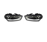 Faro Principal Para Q3 El Tercer Trimestre 2013 2014 2015 Montaje Delantero De Los Faros Del Carro Del Automóvil LED Auto Conjunto De Luz De Automóvil Completo Conjunto Faros Celanteros Coche(2 Pcs Le