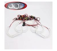 Faro Principal Para Serie 1 E81 E82 E87 E88 2004-2012 Faros Delanteros De Xenón Estilo DTM Con LED Angel Eyes Ring Halo DRL Acrílico Faros Principales(A)
