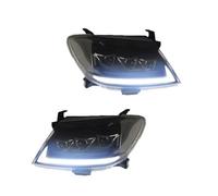 Faro Principal para Toyota para HILUX para Vigo 2011 2012 2013 2014 Lámpara De Faro LED Drl Lente De Proyector Accesorios Automotrices 2 Uds Luces De Coche Conjunto Faros Celanteros Coche