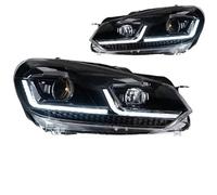 Faro Principal Para VW Para Golf6 Para Golf 6 MK6 Faro 2009-2012 R20 Para GTI Faro Para DRL Lente De Proyector Accesorios Automotrices Luces De Coche Conjunto Faros Celanteros Coche(T*SI Sliver One Se