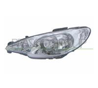 Faro luz delantero izquierdo para Peugeot 206 De 1998 al 2009 H7/H7