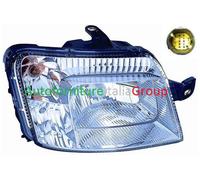 FARO PROYECTOR ANTERIOR DX CONEXIÓN AMARILLA REGULACIÓN EL PARA FIAT PANDA 03>09