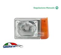 Faro Proyector Delantero Izquierdo Manual Naranja Fiat Panda 141 1986- >46421