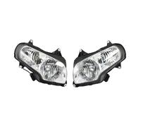 Faro Reemplazo Faro Delantero Motocicleta para Goldwing 1800 para GL1800 (2001-2017) Faros Delantera Motocicleta(Chrome)