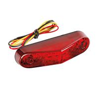 FARO Trasero A LED Moto Universal Homologado Placa De Parada Posición Rojo 12V