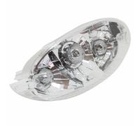 Faro trasero adaptable para scooter Peugeot 50 Ludix blanco-cromo (bombilla d