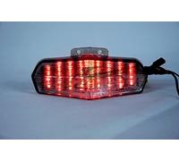 Faro trasero de motocicleta ahumado LED secuencial con intermitente integrado para 2002 - 2007 DUCATI 749, DUCATI 999, Multistrada