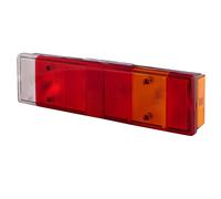 HELLA 2VD 007 323-031 Piloto posterior - Lámparas incandescentes - 24/12V - montaje exterior/atornillado - Color de tulipa: multicolor - Conector: contacto roscado - derecha/izquierda - Cant.: 1