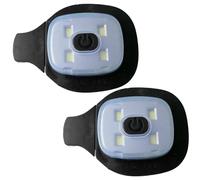 Faroby 2 uds Sombrero de luz, Gorro de luz Recargable por USB con 3 Modos Luminosos, Gorra de Faro portátil para Caminar, Acampar, Cazar