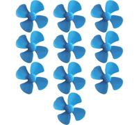 Faroby Hélice de plástico de 10 Piezas, 4 Palas, Modelo de Viento Fuerte, hélices Ligeras para Ciencia y Juguetes de Bricolaje