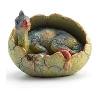 Faroby Huevos de Dinosaurio, Juego de Huevos de Dinosaurio para incubar, cría de Oviraptor y Figura, Adorno de decoración de Escritorio (PVC)