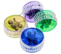 Faroby Light Up Yoyo 4 Piezas de plástico de 4 Colores Ligero para niños Yo-Yo Jugando Divertido