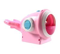 Faroby Pistola de Burbujas, Ametralladora de Burbujas, soplador Iluminado montado en Bicicleta, 2000 /Minuto para Paseos al Aire Libre, Rojo (9, 84 × 3, 94 × 2, 56 Pulgadas)